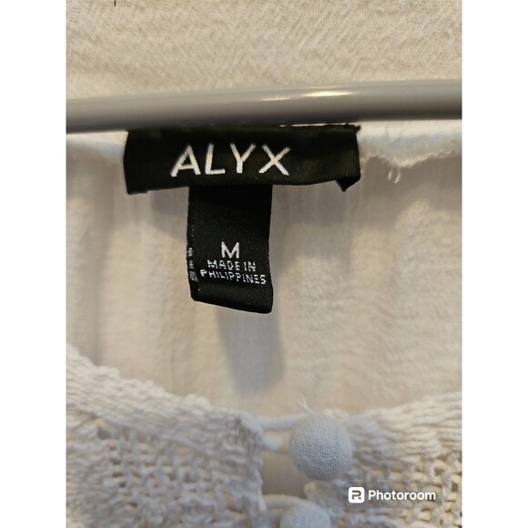 ALYX WHITE TOP SZ M - Picture 5 of 6
